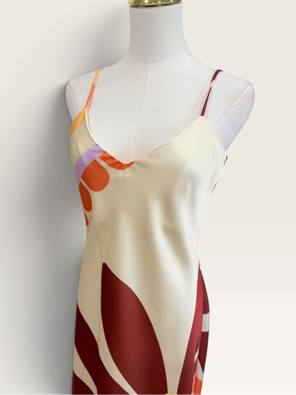 Gianni Bini Size 2 Harper Midi Slip Dress in Sunburst Floral Print NWT Boho - Picture 6 of 11